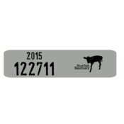 Starfish tag design dark grey