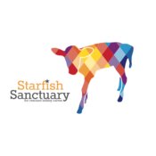 starfish logo calf logo orange and grey
